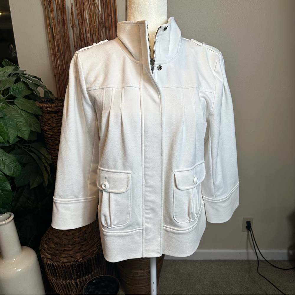 Halogen Women's White Utility Jacket
